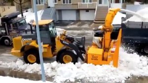 Правильная уборка снега на улице. как убирают снег в США, Канаде