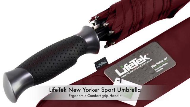 LifeTek New Yorker 54" Red Umbrella Launch смотреть онлайн