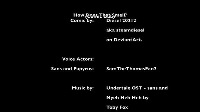 Undertale Comic Dub - "How Does That Smell?" 'Prototype' (Comedy) смотреть онлайн