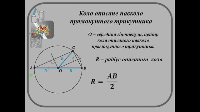 Описане та вписане коло трикутника. смотреть онлайн