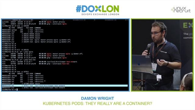 Damon Wright @ Capgemini - Kubernetes pods: they really are a container? смотреть онлайн