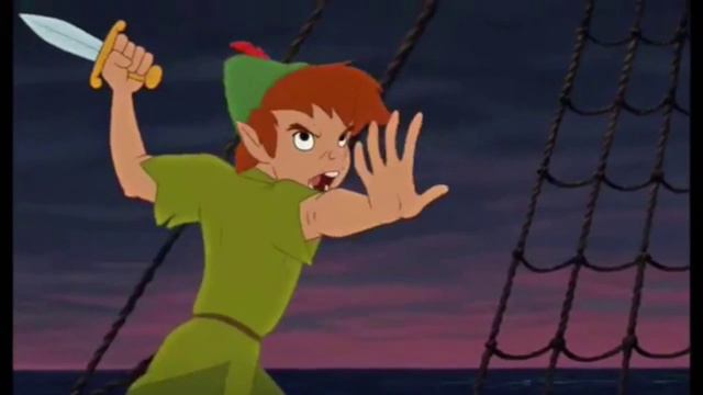 Peter Pan Throws His Dagger At Red Death смотреть онлайн