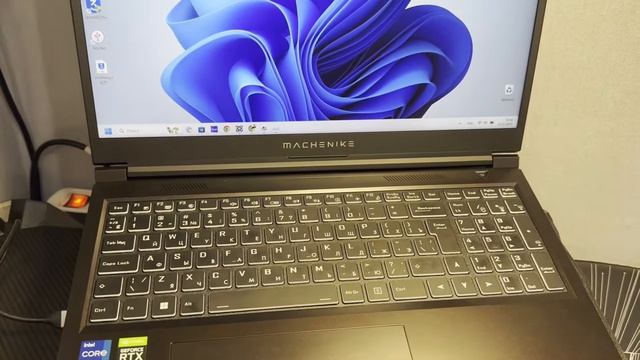 Распаковка и обзор! MACHENIKE S16 I712700H RTX 3050 Ti