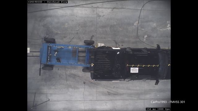2019-2020 Chevrolet Silverado 1500 Crew Cab FMVSS 301 Rear Crash Test (50 Mph) смотреть онлайн