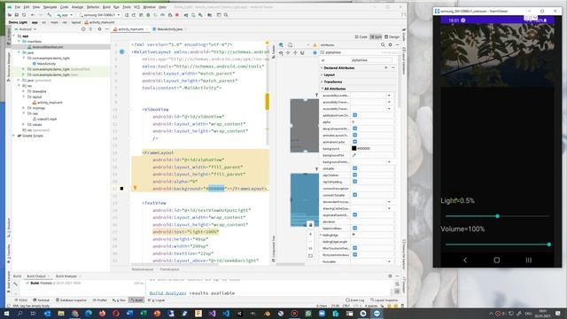 ? Android VideoView with Transparent Alpha .setAlpha on FrameLayout above смотреть онлайн