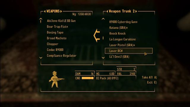 Fallout New Vegas Weapons смотреть онлайн