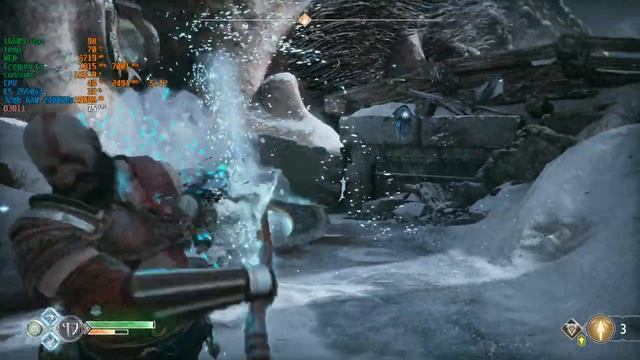 XEON E5 2650 V4 + Gtx 1660Super Teste Em God Of War PARTE 3