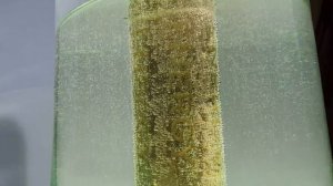 Травление латуни насквозь в соляной кислоте.