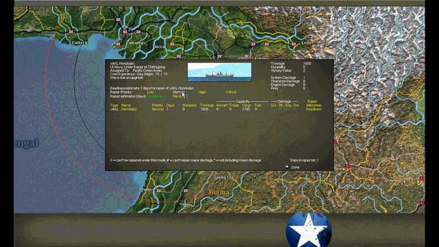 War in the Pacific: Admiral's Edition Grand Campaign Jul 18, 1943 смотреть онлайн