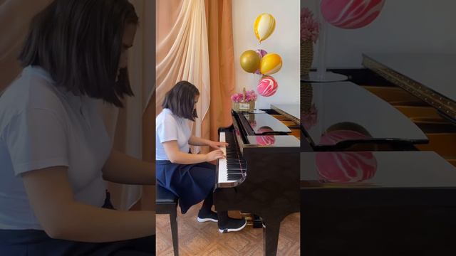 К.Черни - Г. Гермер 2 часть Этюд  №5 C Dur Исполняет Химетдинова Камила 6 класс 13 лет