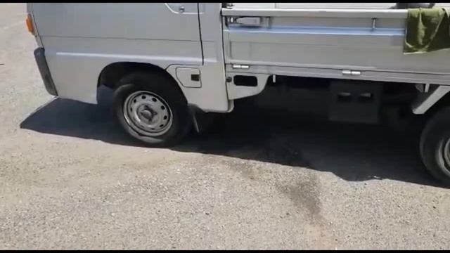 JDM 1993 Subaru Sambar 4x4 Mini Truck in silver for Sale just arrived in container from Japan. смотреть онлайн