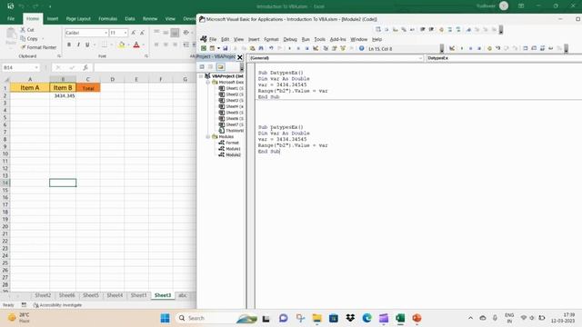 VBA Tutorial 9 | Long, Double, Boolean and String data types | Mastering Variable смотреть онлайн