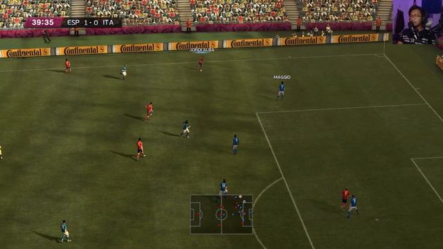 SPANYOL VS ITALIA - NAMATIN EURO 2012 DI PES 2012 PAKE TIMNAS SPANYOL - EURO 2012 PES 2012 смотреть онлайн