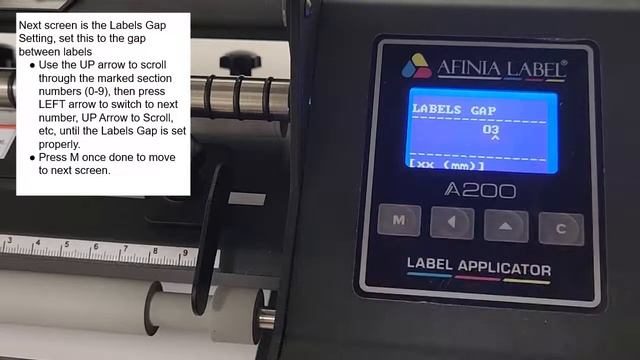 Afinia A200 Applicator Front Panel