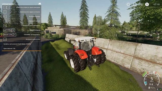 FS19 Готовим сечку-силос , корм для коров. смотреть онлайн