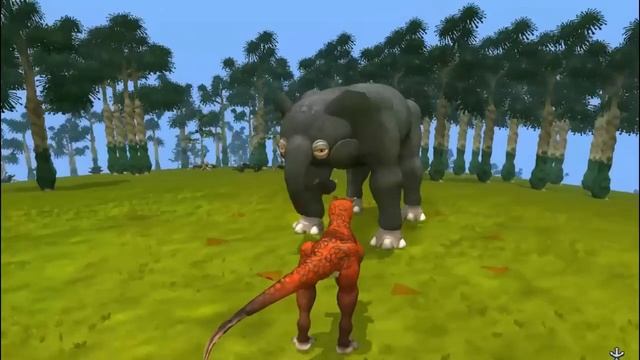 Dinosaurs vs Primal Beasts | SPORE смотреть онлайн