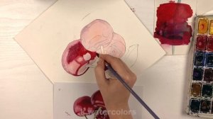 Рисуем Вишни | Акварель для начинающих! Урок рисования акварелью