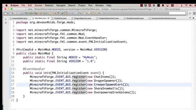 Learn How To Create Minecraft Mods Using forge смотреть онлайн
