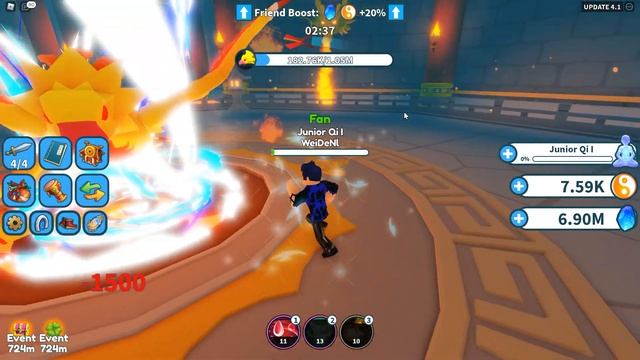 ПРОКАЧКА В Weapon Fighting Simulator роблокс БОЙ С КУРИЦЕЙ roblox смотреть онлайн