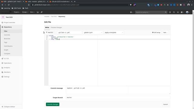 Gitlab CI/CD : factoriser ses pipelines avec les includes ? смотреть онлайн