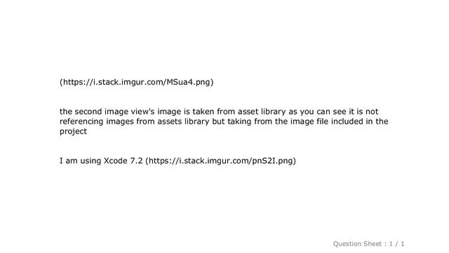 iOS : Preview in Xcode not showing images from assets library смотреть онлайн