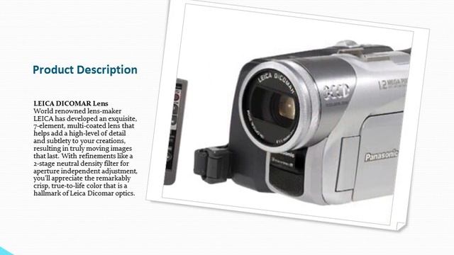Panasonic PV-GS120 3CCD MiniDV Camcorder w/10x Optical Zoom Reviews смотреть онлайн