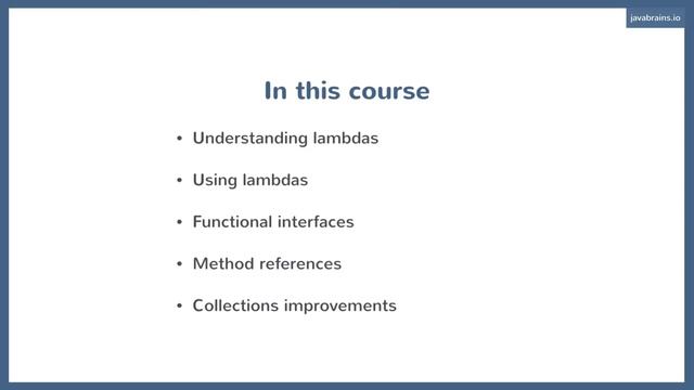 Java 8 Lambda Basics 1 - Introduction смотреть онлайн