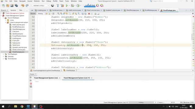 14/18 - Travel and Tourism Management System | Java Project | Creating View Booked Package Class смотреть онлайн