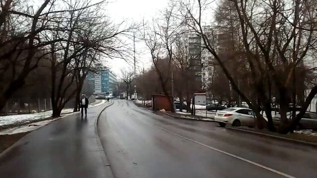 Москва 1722 улица Мосстройпуть, Аннинский лесопарк зима день смотреть онлайн