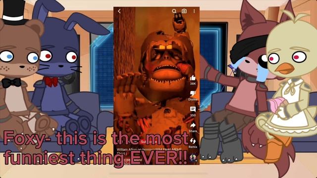 Fnaf 1 reacts to William? || I hope you like my designs☺️ смотреть онлайн