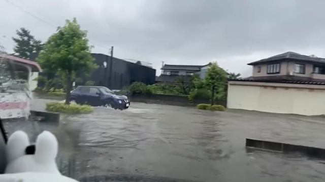 After Seoul, now Japan!! Catastrophic rainfall devastate the cities of East Asia! Flood in Aomori смотреть онлайн