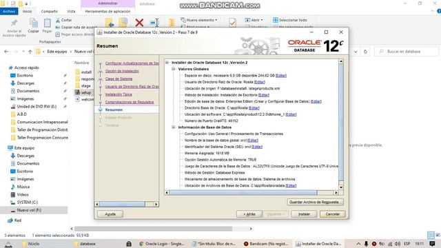INSTALACIÓN, CONFIGURACIÓN Y CONEXIÓN A ORACLE DATABASE 12C MEDIANTE SQL PLUS Y SQL DEVELOPER смотреть онлайн