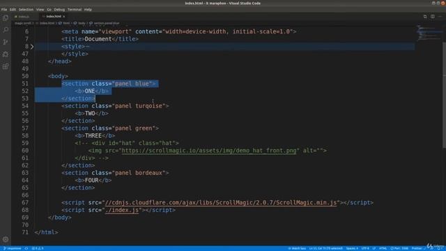 048 Анимации ScrollMagic смотреть онлайн