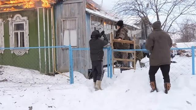 Пожар в деревне Верхний Томлай (полная версия) 13.02.2016 смотреть онлайн