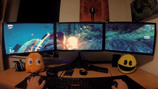 Defiance - nVidia Surround / Triple Screen Gaming - GTX Titan X смотреть онлайн
