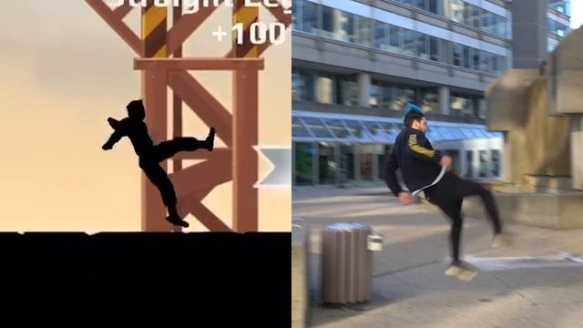 All Vector Tricks IN REAL LIFE (Parkour Game) смотреть онлайн