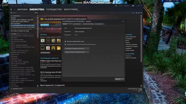 Не работает оверлей в PUBG и в Играх STEAM (решение проблемы) смотреть онлайн