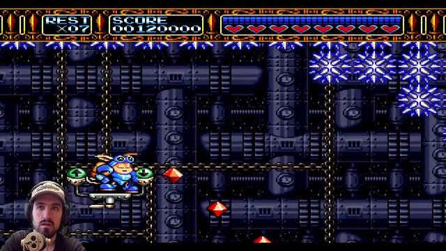 ДЕТСКАЯ ИГРА ПРО ОПОССУМА СЕГА - Rocket Knight Adventures Sega смотреть онлайн