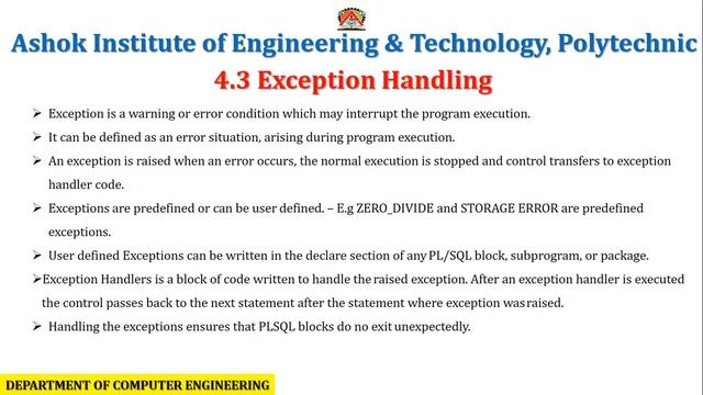 Unit 04 PL/SQL Programming_04 смотреть онлайн