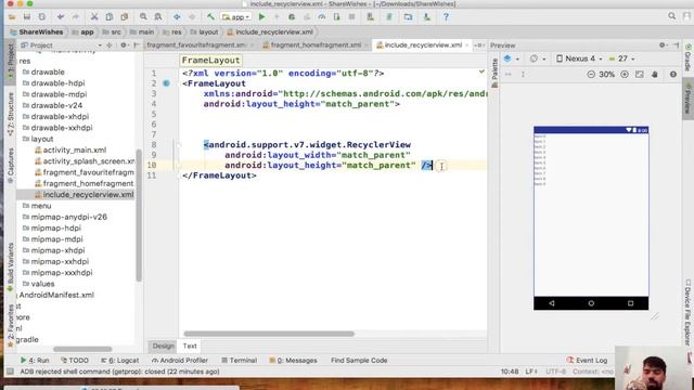 Kotlin Tutorial - How to use Recyler view II смотреть онлайн