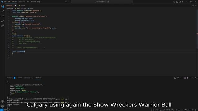 Mongoose Tutorial 04: Updating and Deleting Data Using Mongoose смотреть онлайн