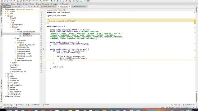 Learn to create an Anagram Game for Android смотреть онлайн