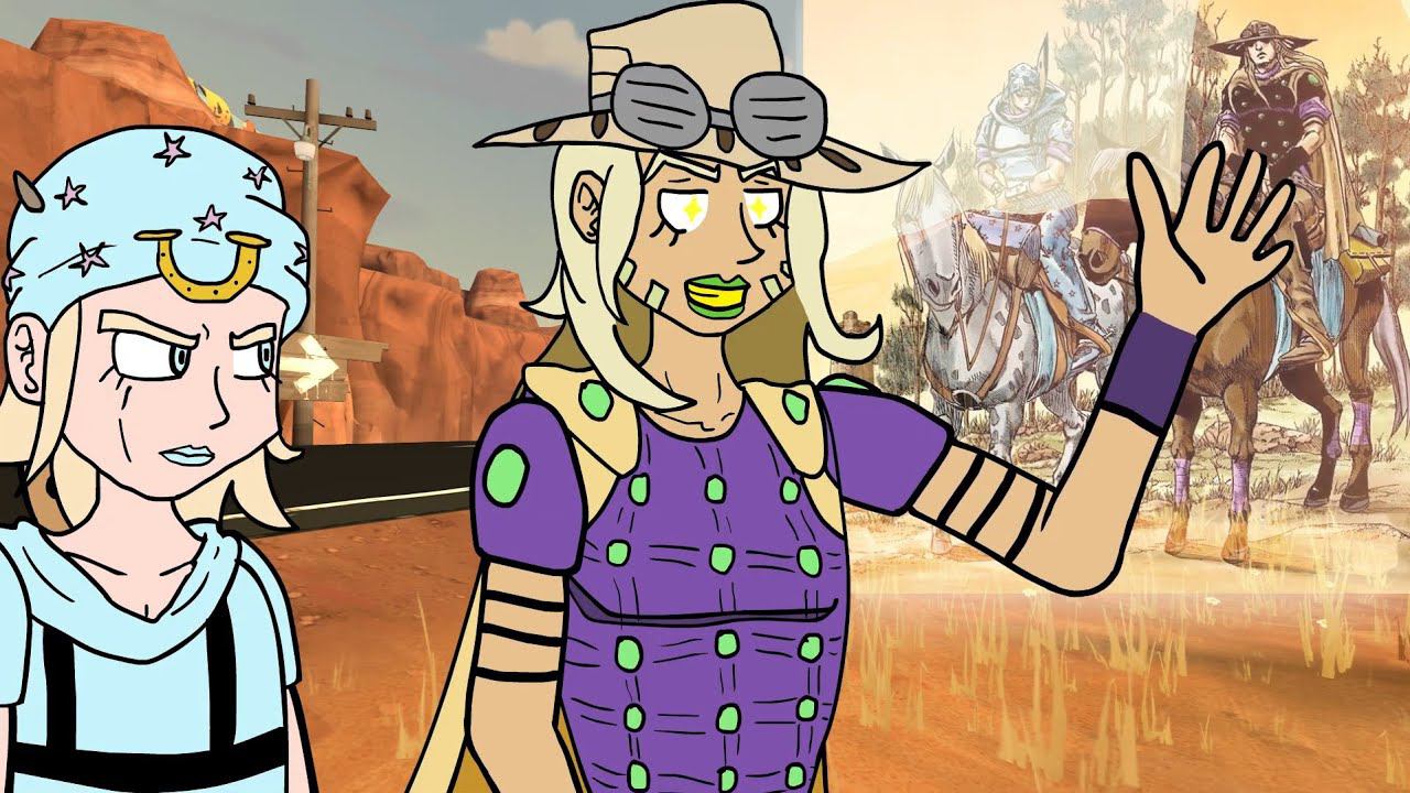 Анимирование лошадей в Steel Ball Run смотреть онлайн