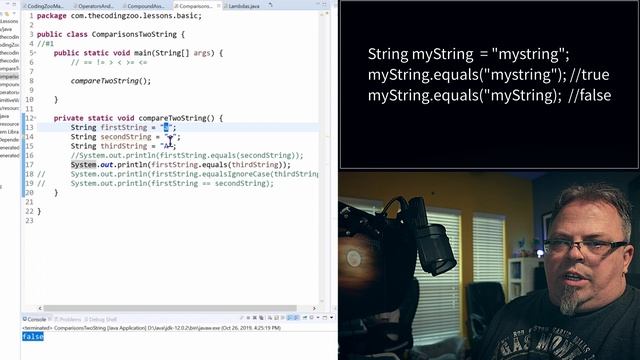 Comparing Two Strings in Java | Comparing Strings смотреть онлайн
