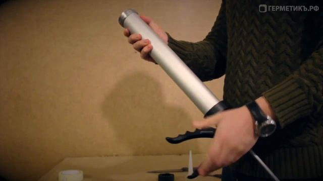 Как использовать монтажный пистолет для герметика. Подготовка в работе. смотреть онлайн