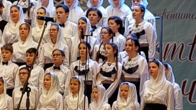 Наши дети в составе сводного хора воскресных школ Воронежа смотреть онлайн