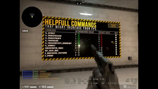 Как увеличить FPS в CS GO с помощью карты FPS Benchmark смотреть онлайн