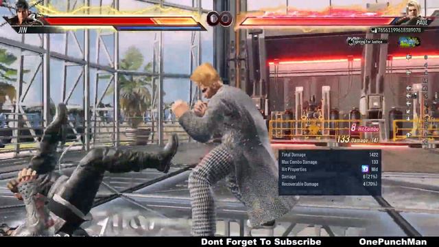 Tekken 8 Paul Death Combos On Elegant Palace 👌👀👌