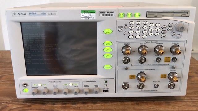 Agilent 86130 A BitAlyzer Error Performance Analyzer (A# 46963) смотреть онлайн