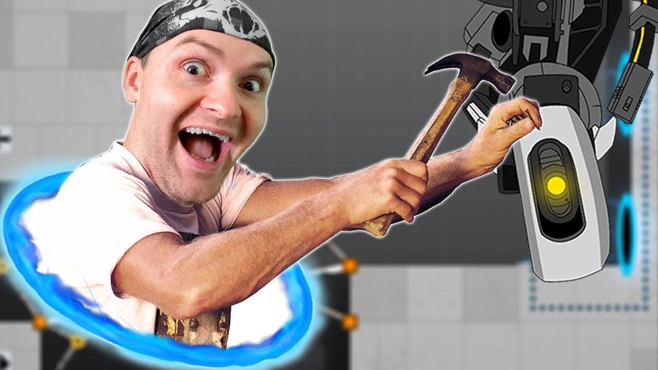 ЧИНЮ ПОРТАЛЫ, ГЛАДОС И МОСТЫ ► Bridge Constructor Portal |4| Прохождение